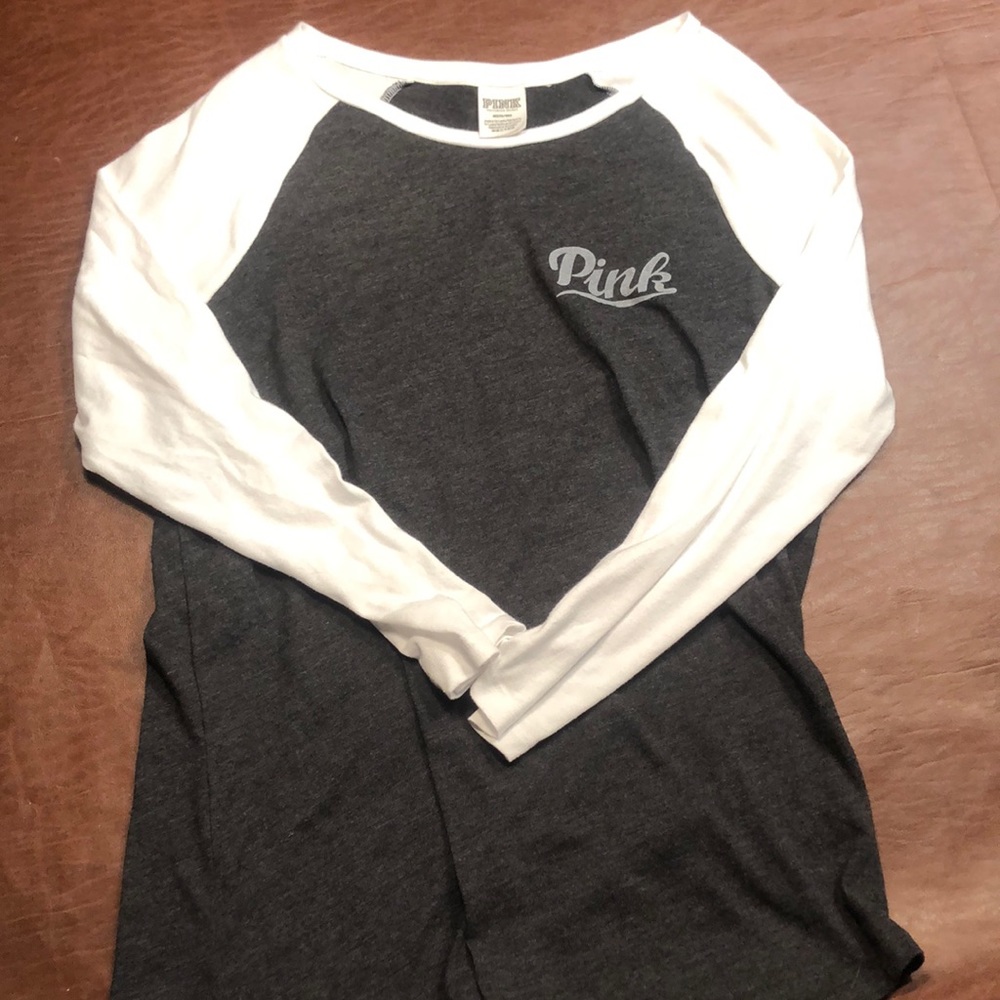 Pink Baseball Style Tee